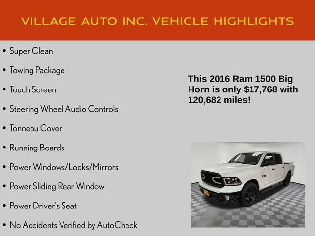 Used 2016 RAM 1500 Big Horn image 7