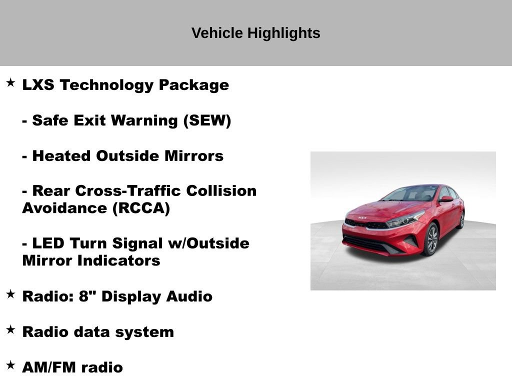 Certified 2023 Kia Forte LXS w/ LXS Technology Package image 19