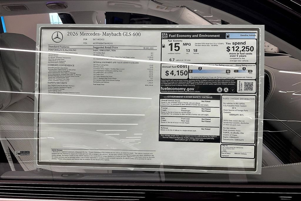 New 2026 Mercedes-Benz Maybach GLS 600 4MATIC image 13