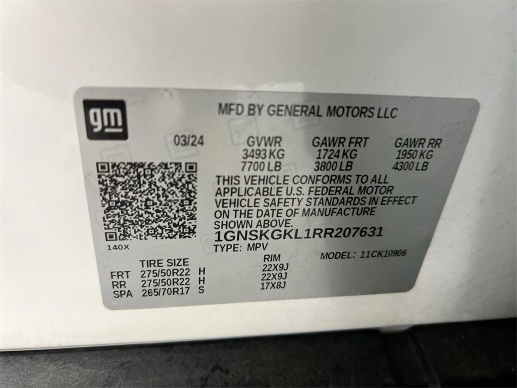 Used 2024 Chevrolet Suburban High Country w/ Advanced Technology Package image 29