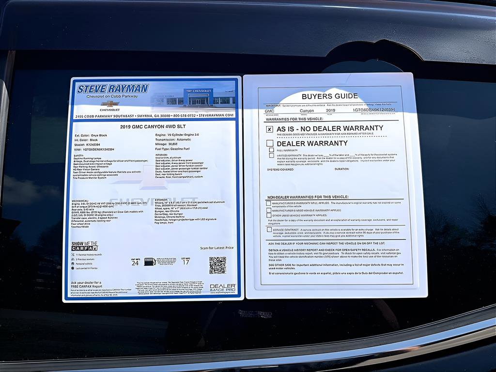 Certified 2019 GMC Canyon SLT w/ Trailering Package image 27