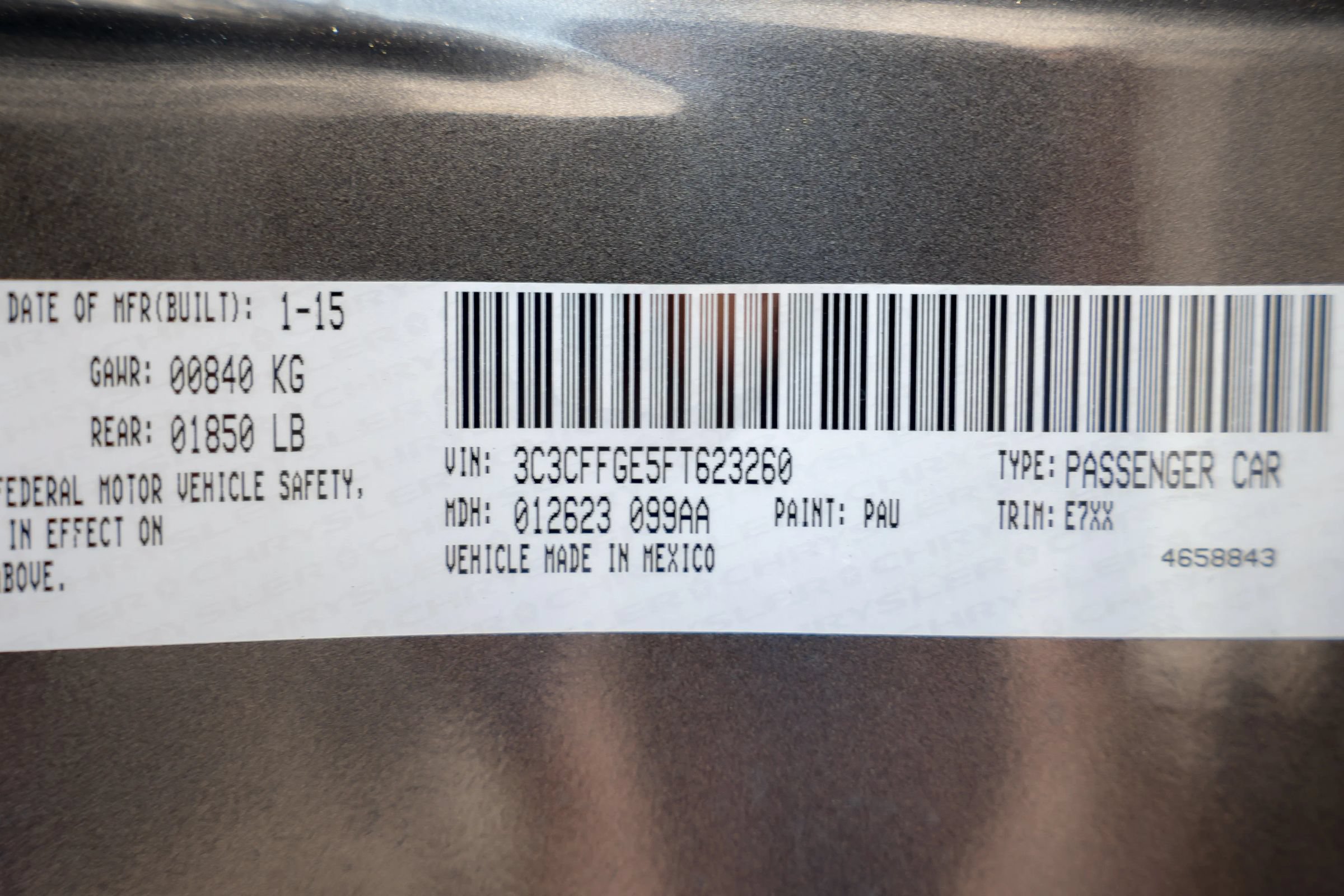 Used 2015 FIAT 500 e FWD image 50
