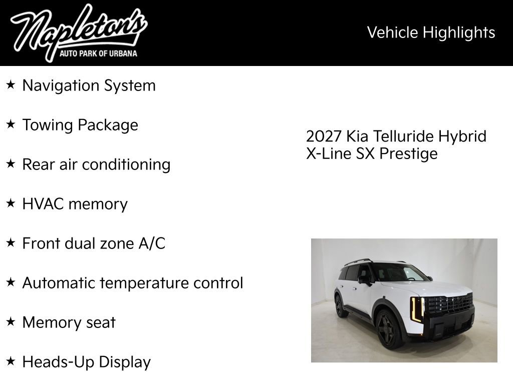 New 2027 Kia Telluride X-Line SX Prestige image 15