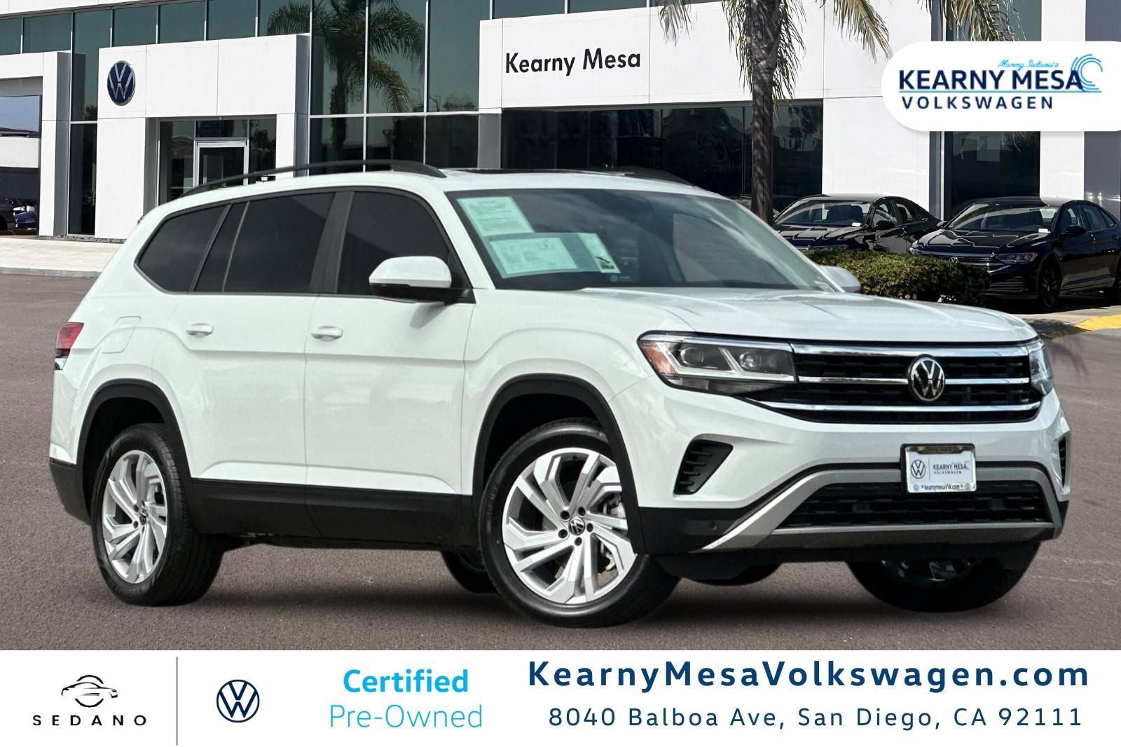 Used 2023 Volkswagen Atlas SE w/ Panoramic Sunroof Package