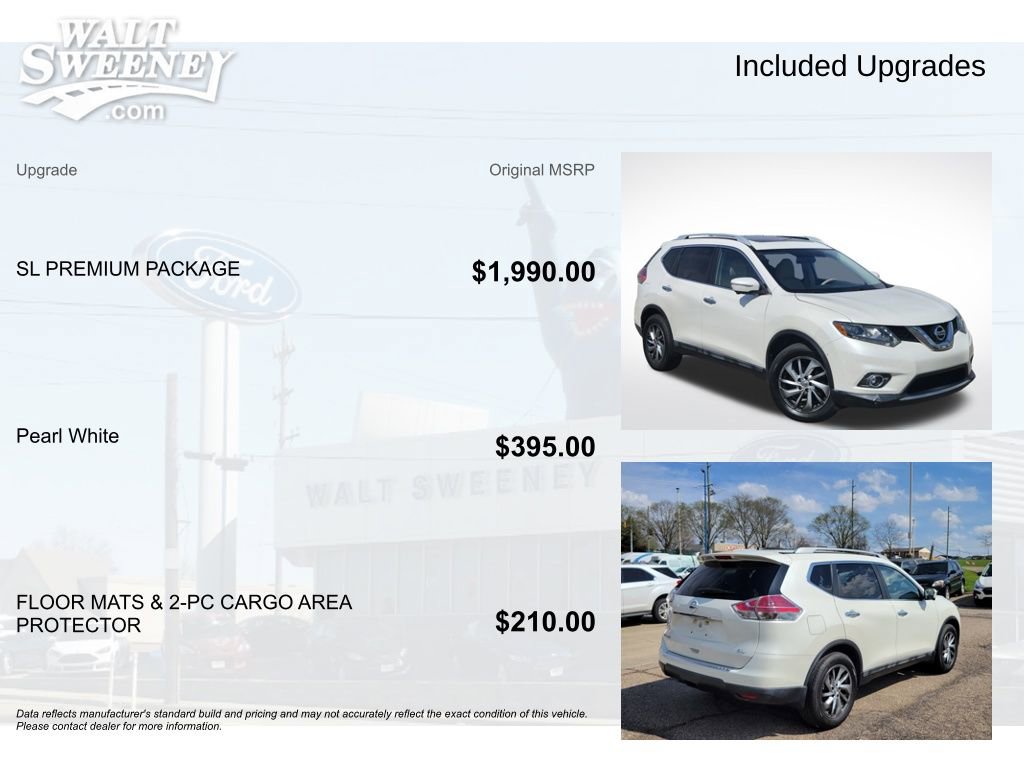 Used 2015 Nissan Rogue SL w/ SL Premium Package image 11