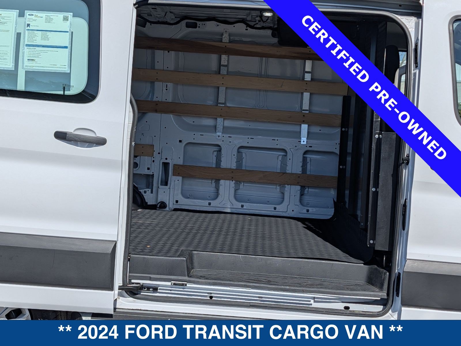 Certified 2024 Ford Transit 250 Low Roof w/ Exterior Upgrade Package RWD image 18
