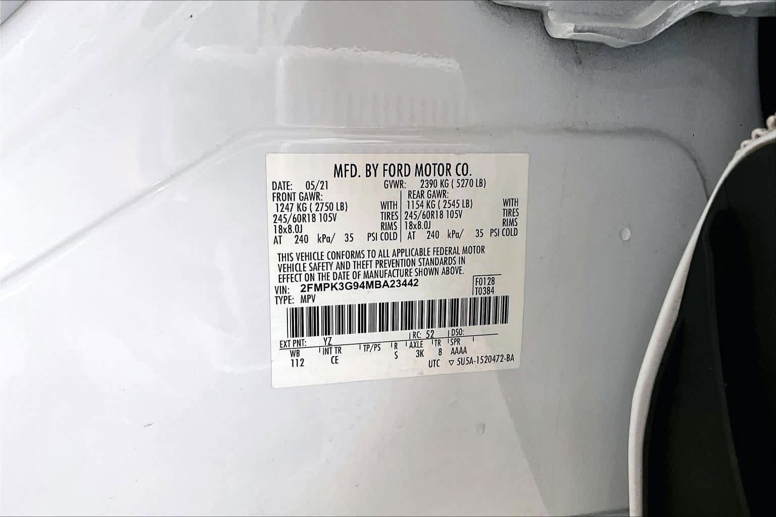 Used 2021 Ford Edge SE FWD image 30