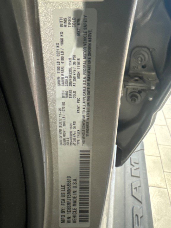 Used 2021 RAM 1500 Laramie w/ Night Edition image 3