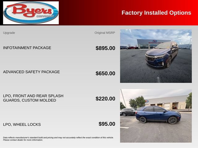 Used 2022 Chevrolet Equinox RS w/ Infotainment Package FWD image 10