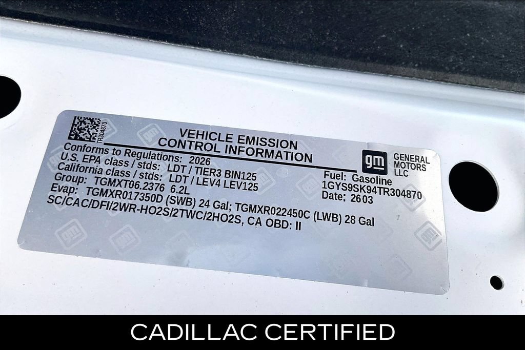 Used 2026 Cadillac Escalade ESV V w/ LPO, ONYX Package AWD/4WD image 29