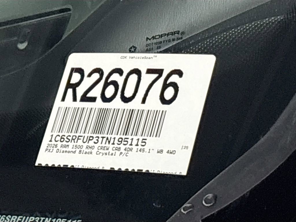 New 2026 RAM 1500 RHO w/ RHO Level 1 Equipment Group image 27