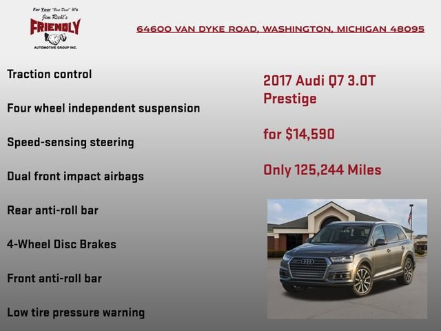 Used 2017 Audi Q7 3.0T Prestige image 4