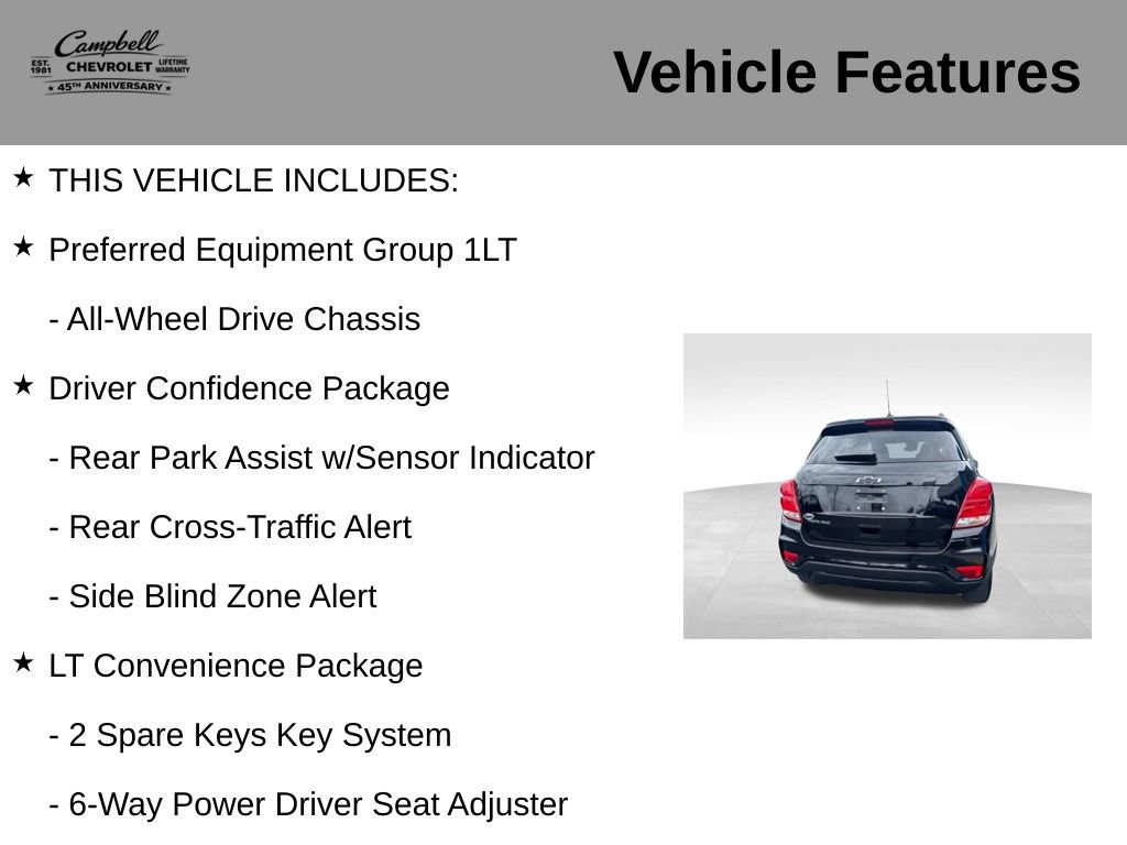 Used 2022 Chevrolet Trax LT w/ Driver Confidence Package AWD/4WD image 5