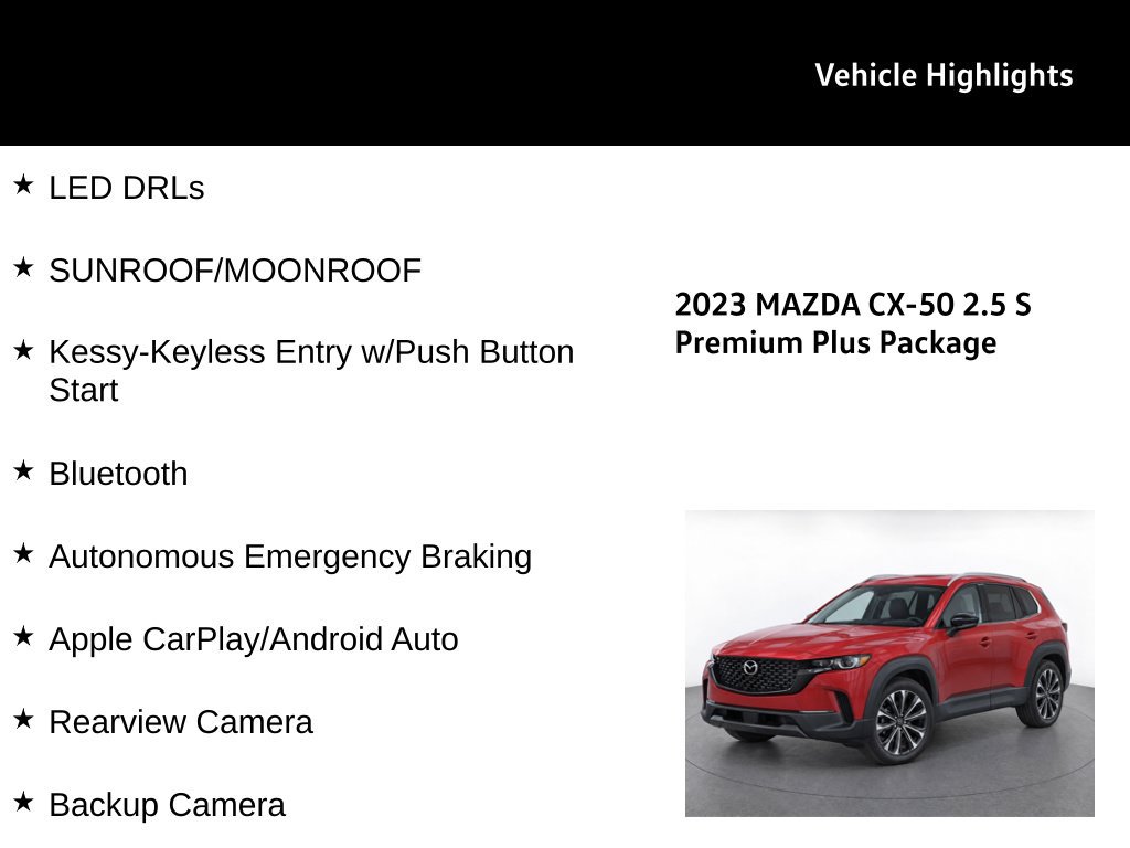 Used 2023 MAZDA CX-50 AWD 2.5 S w/ Premium Plus Pkg image 26