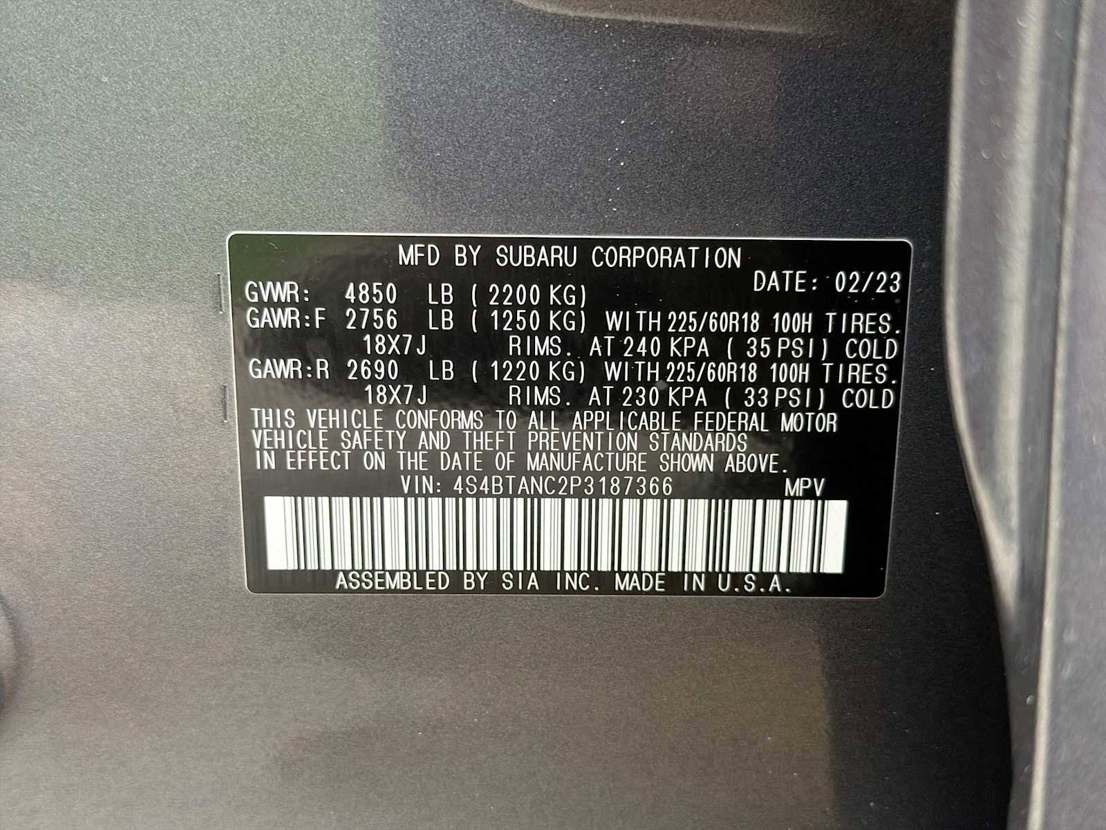 Certified 2023 Subaru Outback Limited image 32