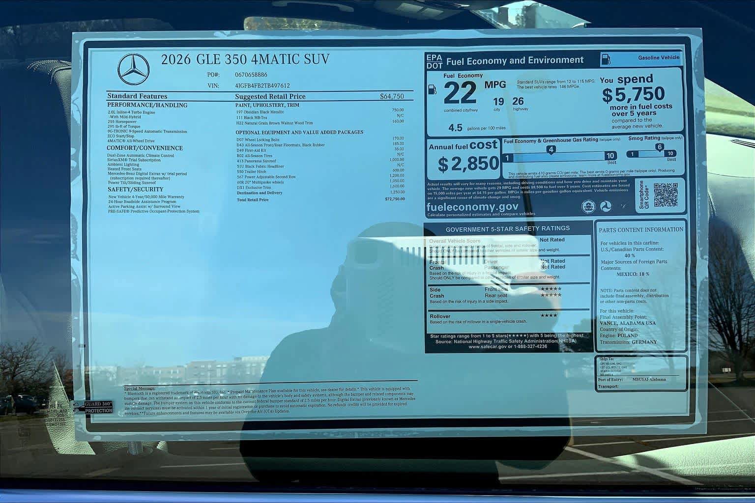 Certified 2026 Mercedes-Benz GLE 350 4MATIC image 26
