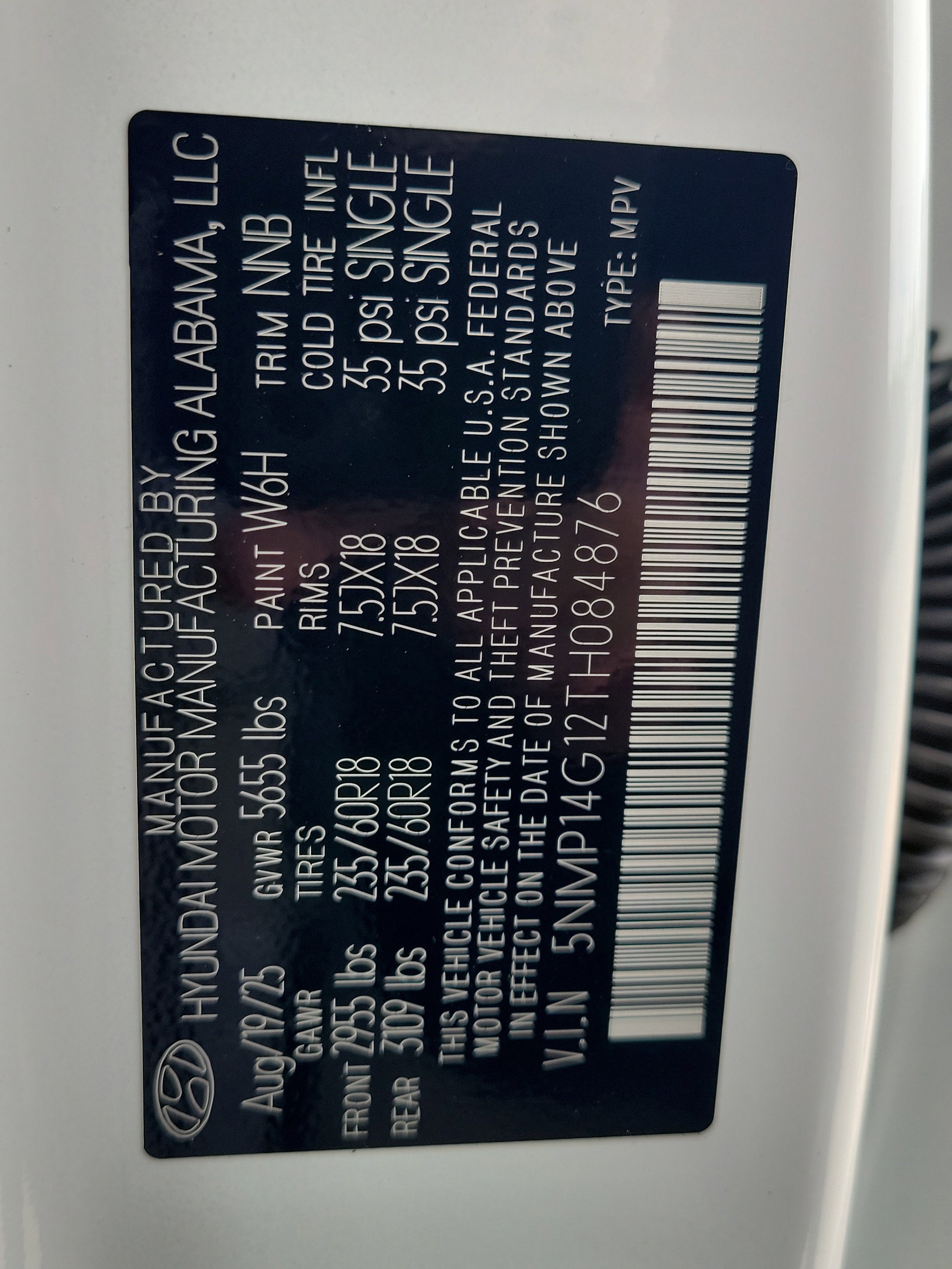 New 2026 Hyundai Santa Fe SE image 35