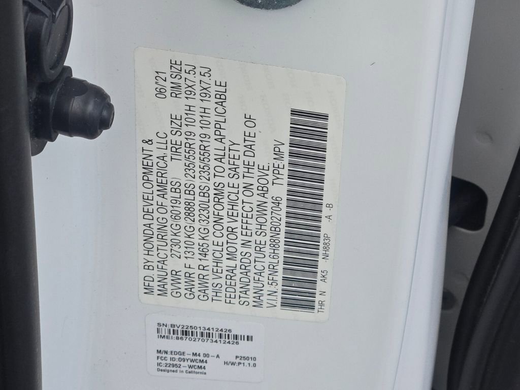 Certified 2022 Honda Odyssey Touring image 21