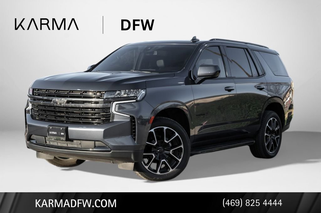Used 2021 Chevrolet Tahoe RST w/ Rear Media and Nav Package AWD/4WD image 1