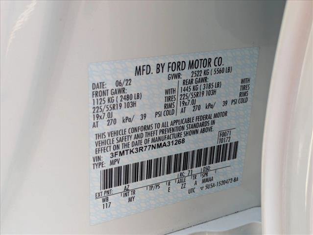 Used 2022 Ford Mustang Mach-E Premium w/ Ice White Appearance Package RWD image 26