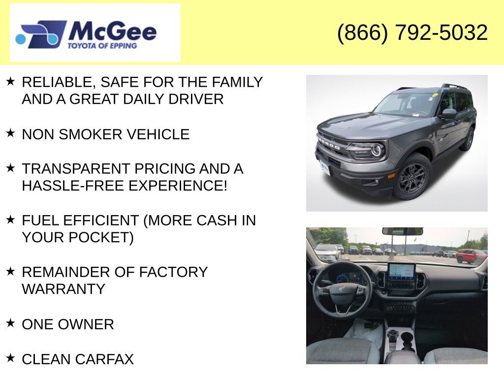 Used 2024 Ford Bronco Sport Big Bend w/ Convenience Package AWD/4WD image 4