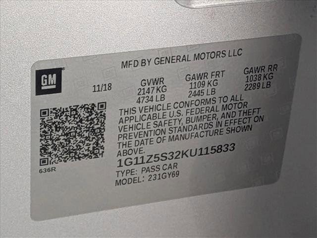 Used 2019 Chevrolet Impala LT image 22