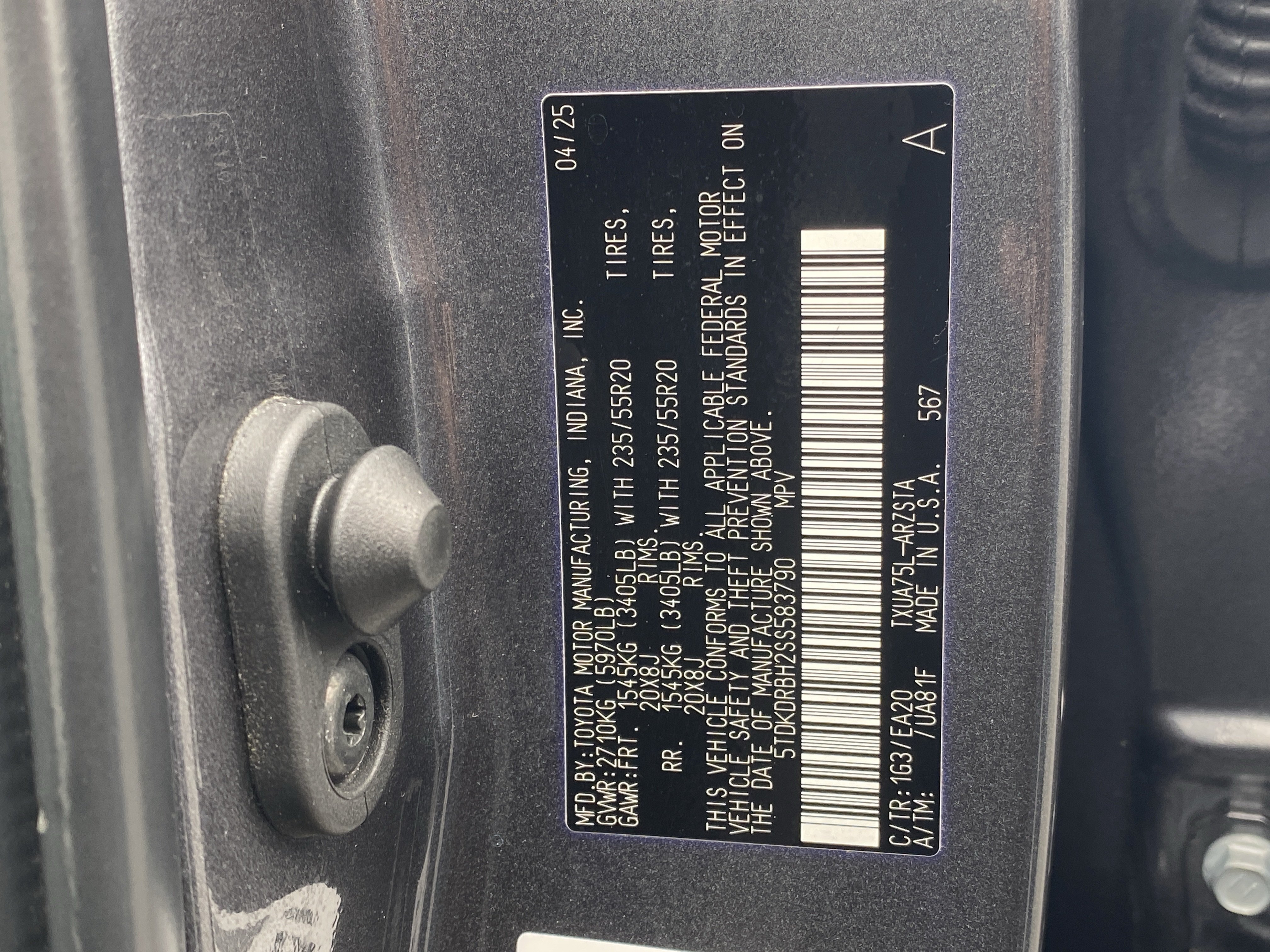 Used 2025 Toyota Highlander XSE AWD/4WD image 31