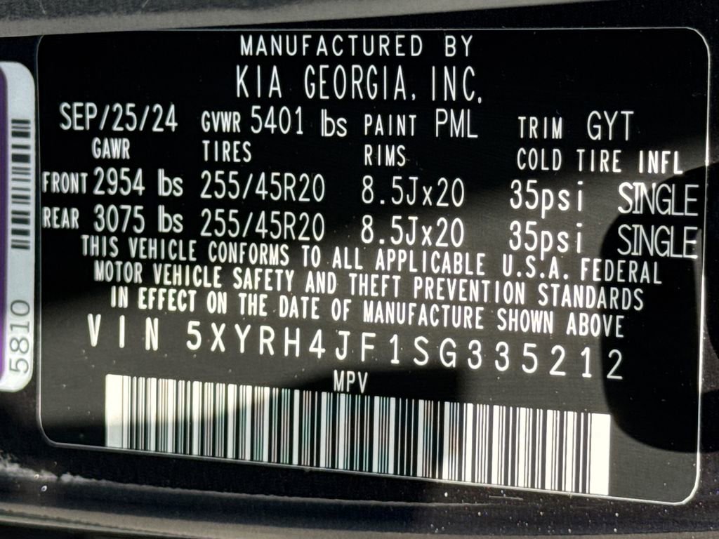 Used 2025 Kia Sorento EX image 32