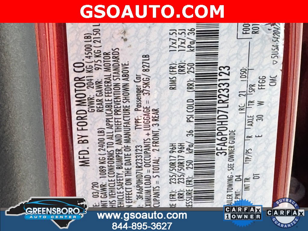 Used 2020 Ford Fusion SE image 38