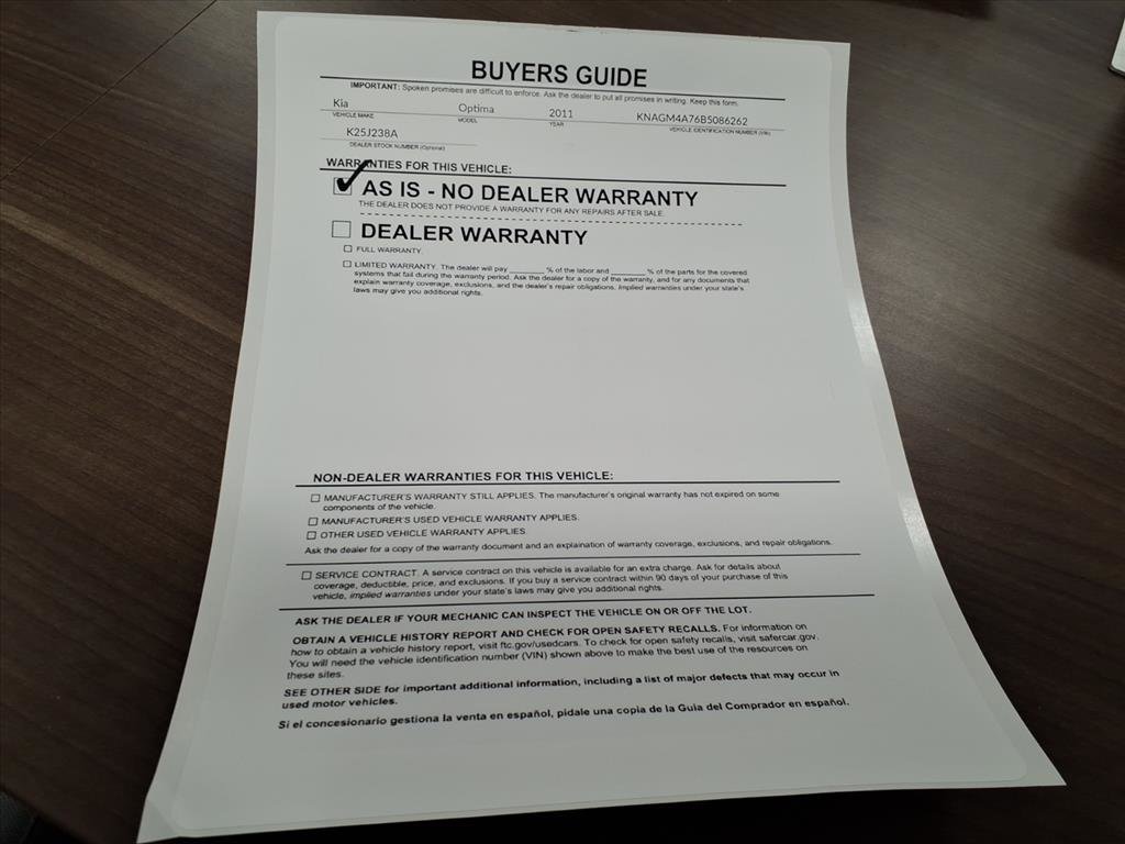 Used 2011 Kia Optima LX image 25