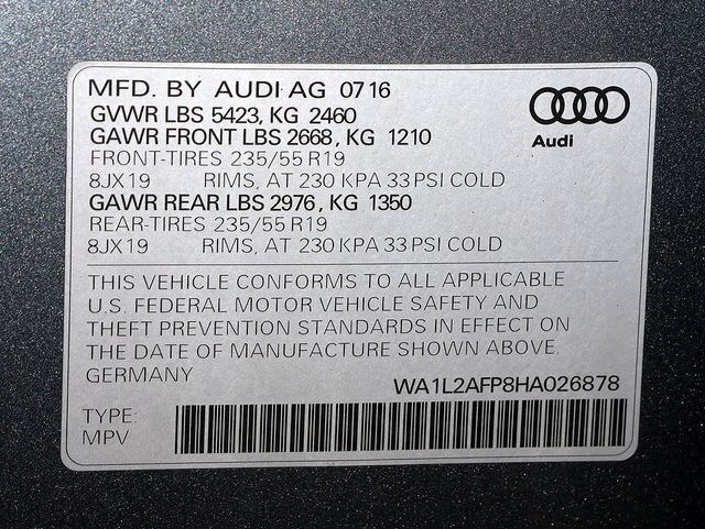 Used 2017 Audi Q5 2.0T Premium Plus w/ Technology Package AWD/4WD image 39