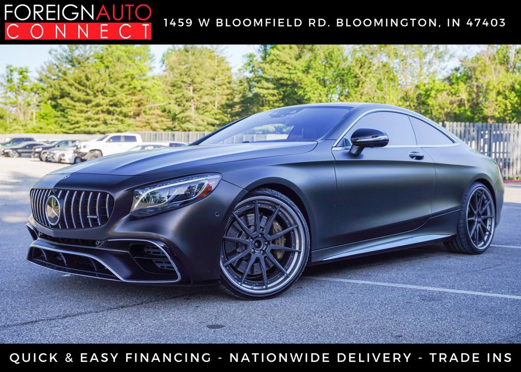 Used 2018 Mercedes-Benz S 63 AMG 4MATIC Coupe image 1