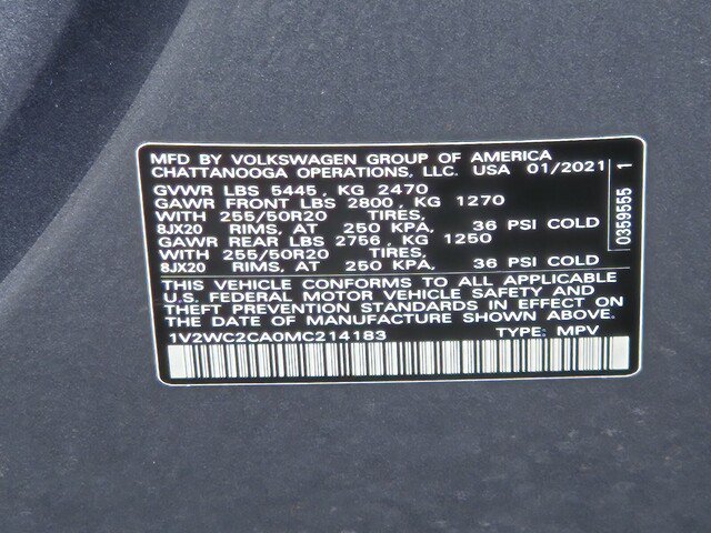 Used 2021 Volkswagen Atlas Cross Sport SE FWD image 32
