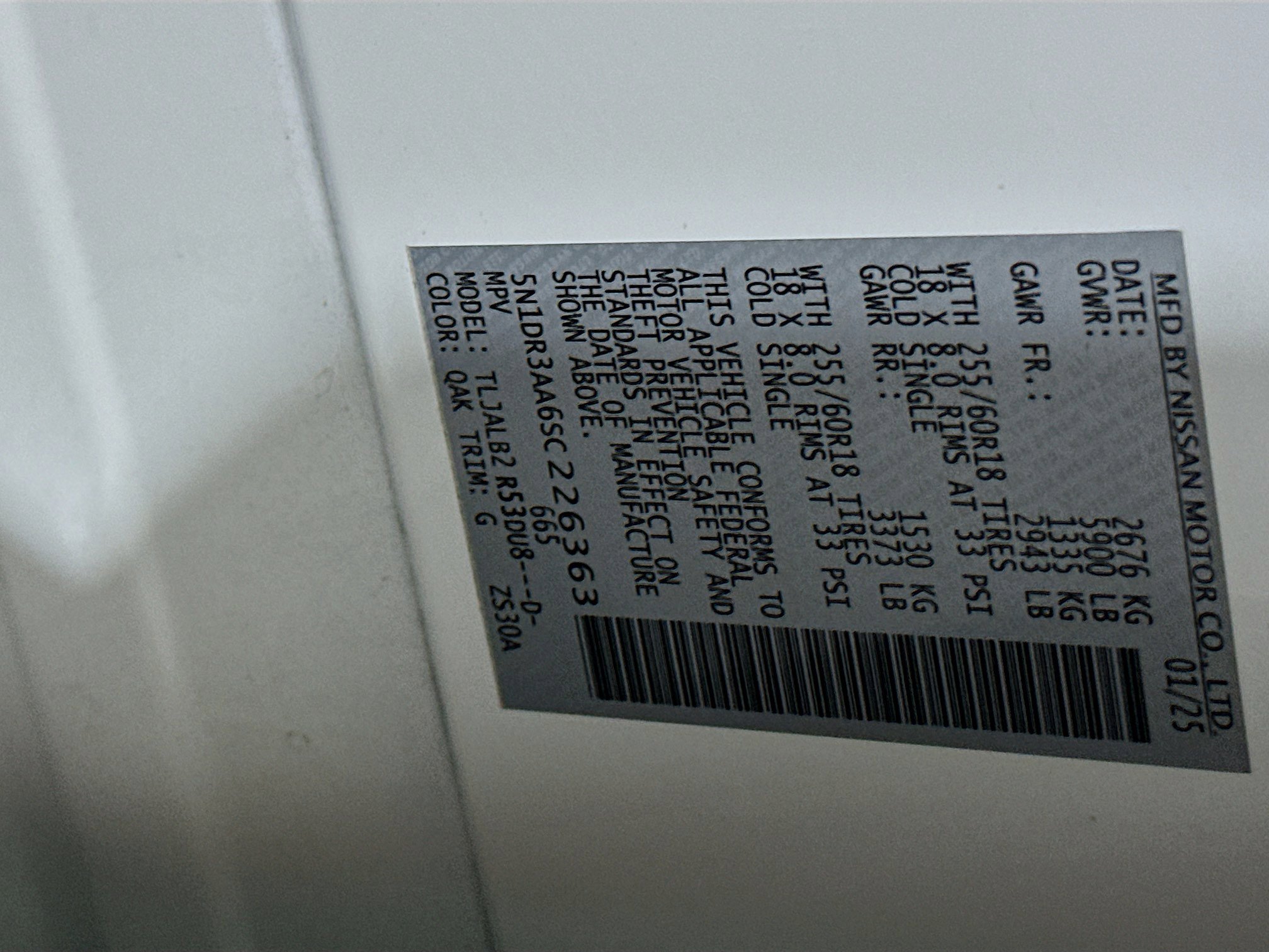 Used 2025 Nissan Pathfinder S image 12