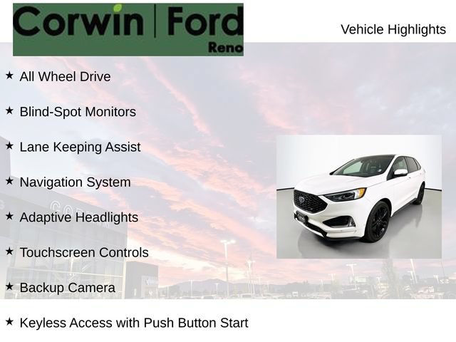 Certified 2022 Ford Edge ST w/ Equipment Group 401A AWD/4WD image 7