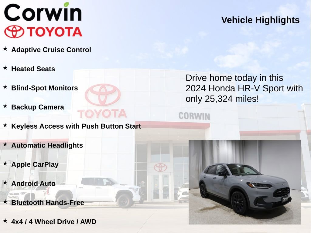 Used 2024 Honda HR-V Sport image 6