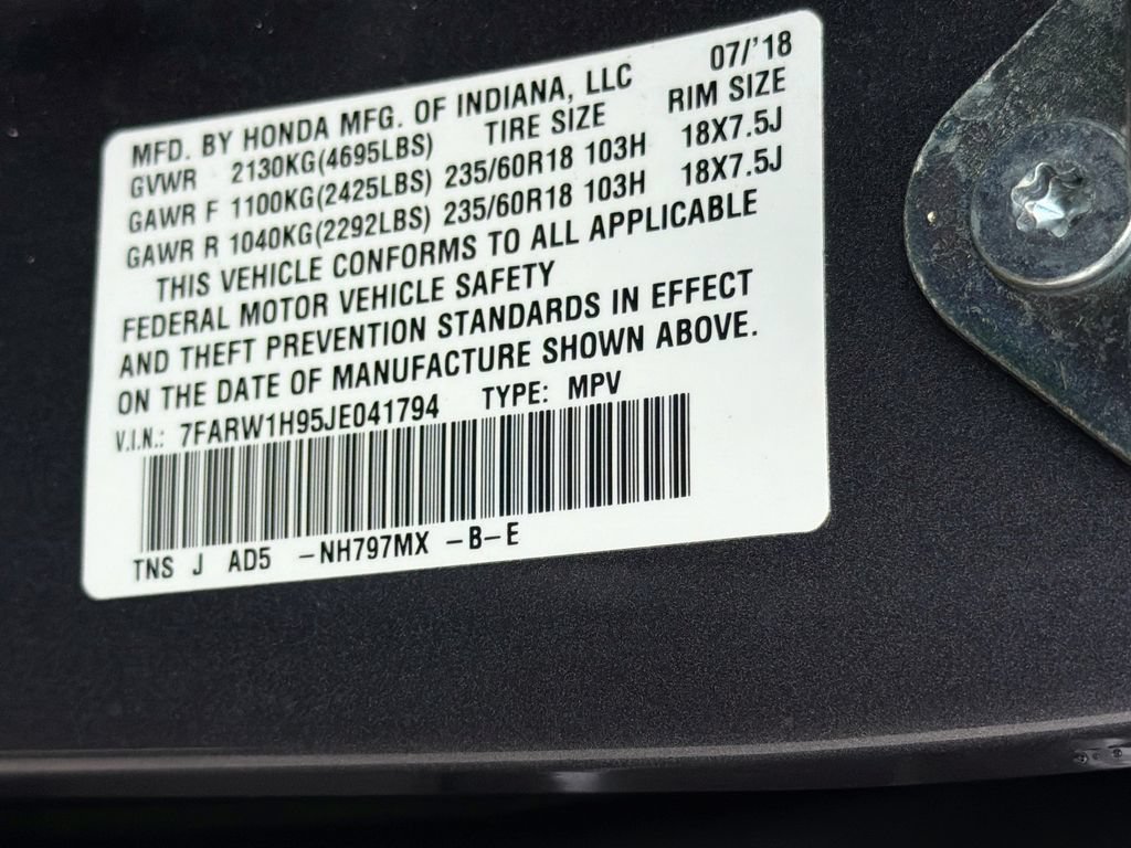Used 2018 Honda CR-V Touring image 45