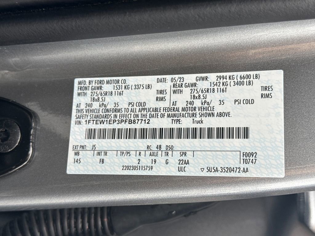 Used 2023 Ford F150 XLT w/ Equipment Group 302A High image 36