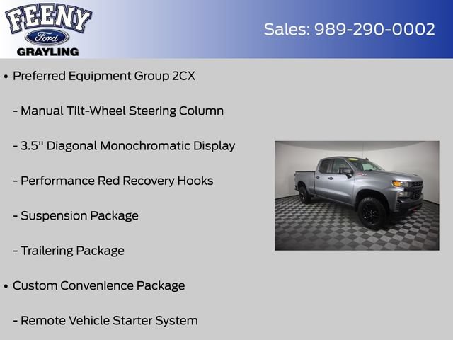 Used 2020 Chevrolet Silverado 1500 Custom Trail Boss w/ Custom Convenience Package AWD/4WD image 17