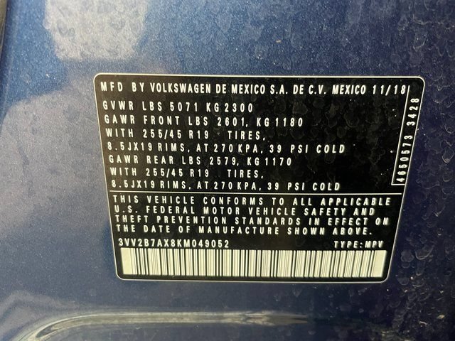 Used 2019 Volkswagen Tiguan SEL R-Line AWD/4WD image 30