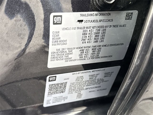 Certified 2023 GMC Sierra 1500 AT4 w/ AT4 Premium Package image 35