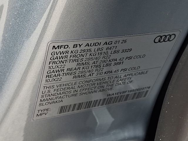 Certified 2025 Audi Q8 Premium Plus w/ Premium Plus Package image 29