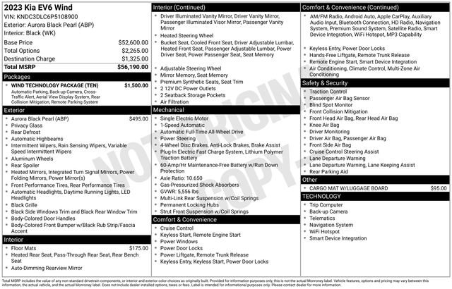 Used 2023 Kia EV6 Wind w/ Wind Technology Package image 32