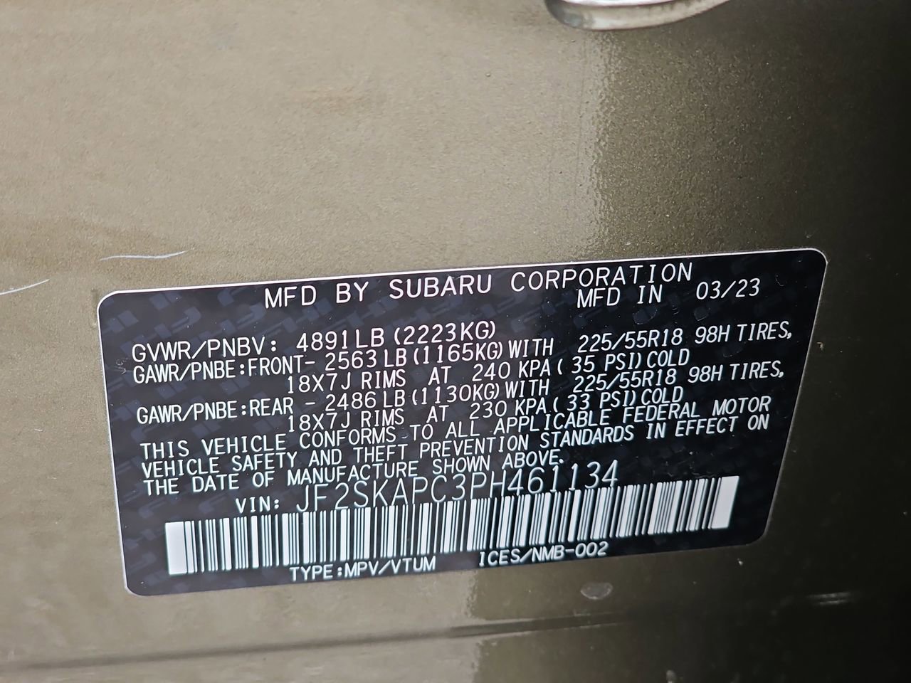 Certified 2023 Subaru Forester Limited image 45