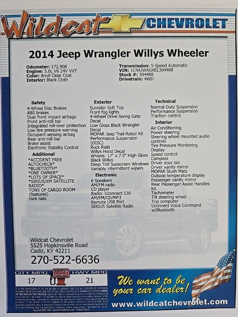 Used 2014 Jeep Wrangler Sport image 22