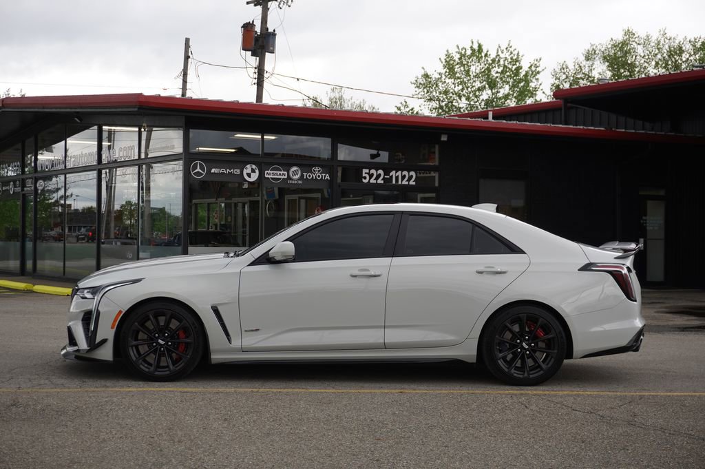 Used 2022 Cadillac CT4 V Blackwing w/ Carbon Fiber 1 Package RWD image 4