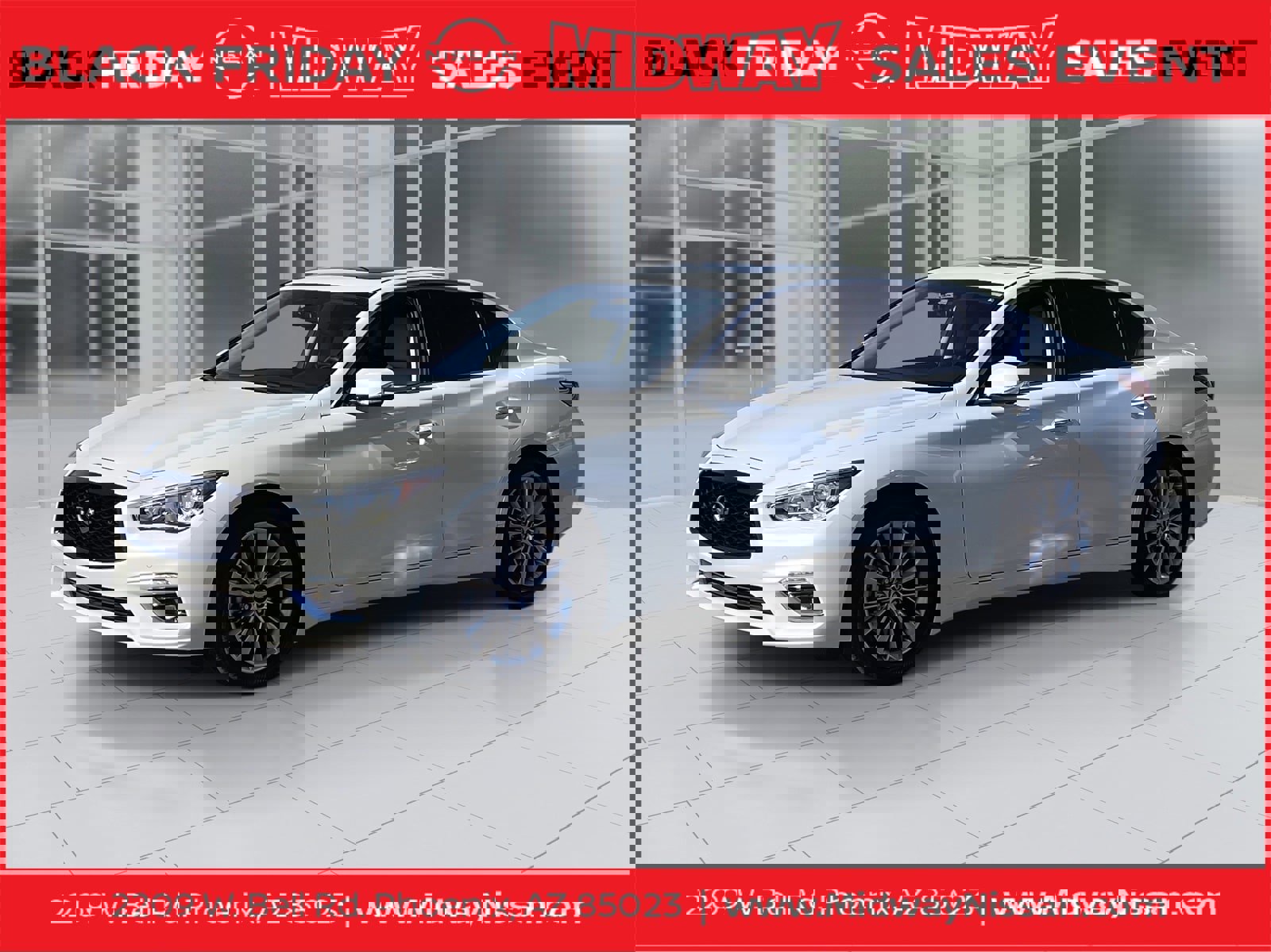 Used 2023 INFINITI Q50 Luxe w/ Cargo Package