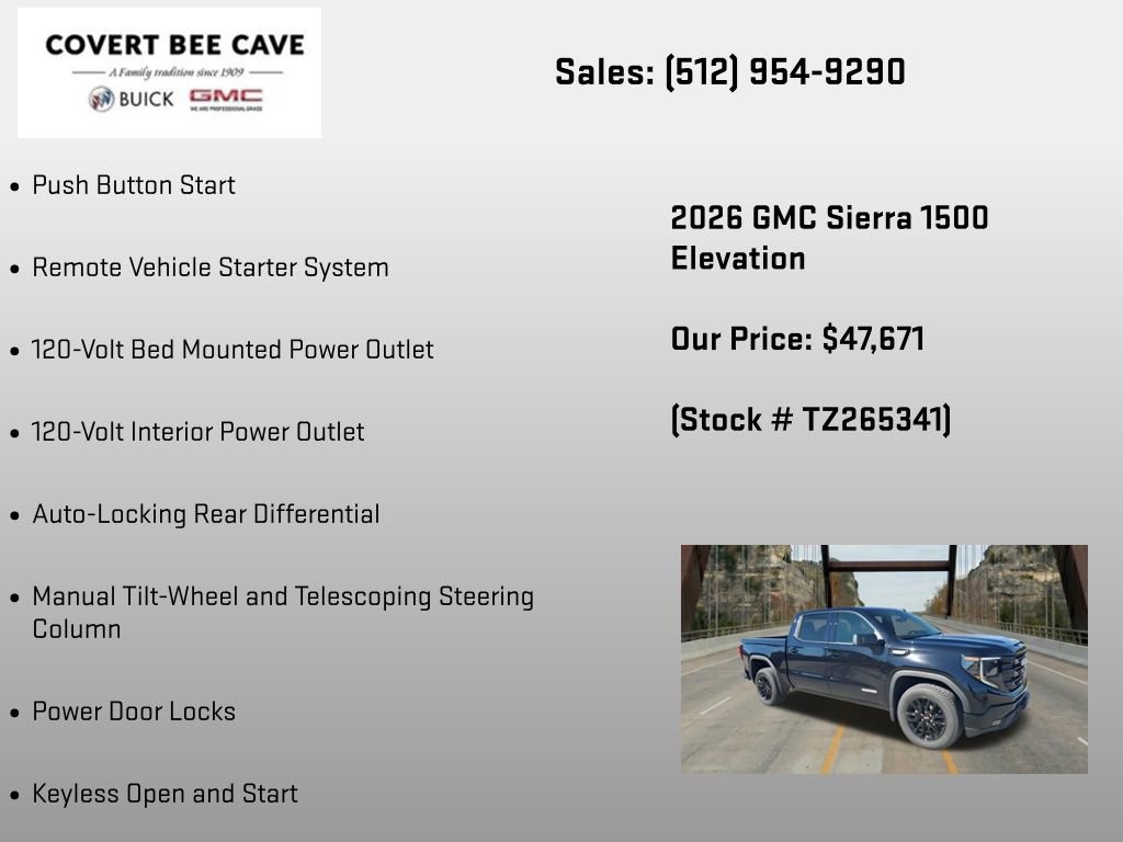 New 2026 GMC Sierra 1500 Elevation RWD image 36