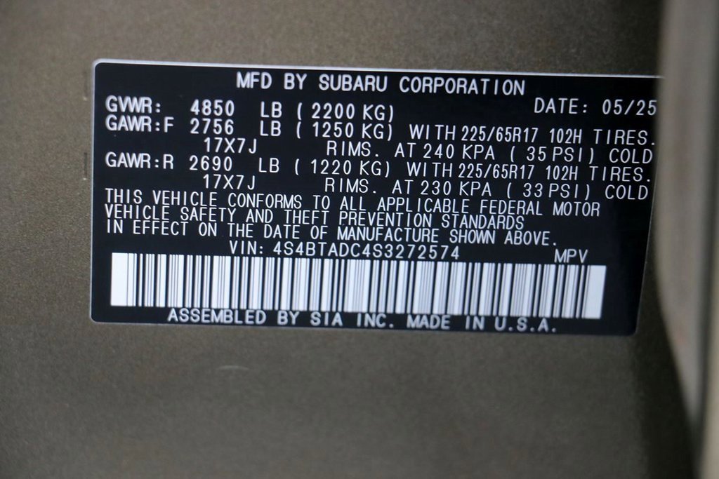 Used 2025 Subaru Outback Premium image 34