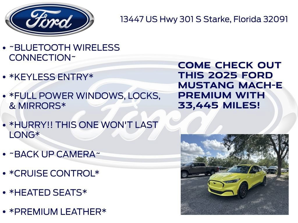 Certified 2025 Ford Mustang Mach-E Premium AWD/4WD image 12